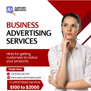 Aaryush Infotech, Advertising Services